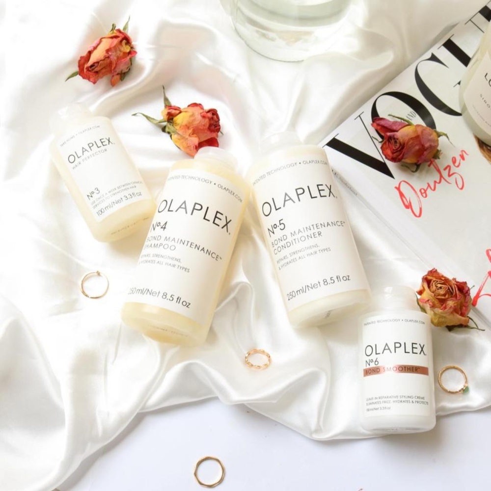 (OLAPLEX SET) Nº.3 Hair Perfector N4 Shampoo N5 Conditioner N6 Bond Smoother
